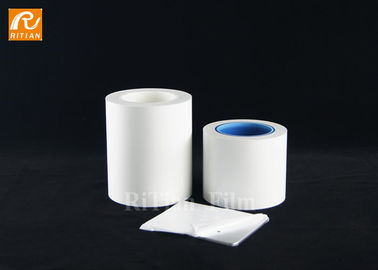 Risco esparadrapo médio branco material do rolo de filme plástico do PE resistente