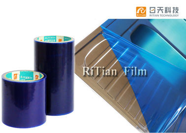 Ponto baixo esparadrapo acrílico da película protetora de aço inoxidável azul a pegajoso alto