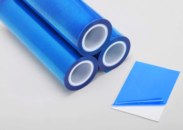 Cor azul personalizada da fita da proteção da superfície do tamanho com núcleo plástico