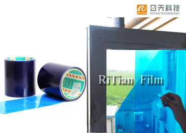 Nenhuns filme da proteção do vidro de janela do resíduo/película protetora de polietileno azul da cor