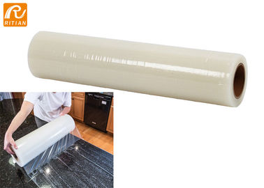 Material de mármore resistente do PE do filme da proteção do risco uma espessura de 30 - 80 mícrons