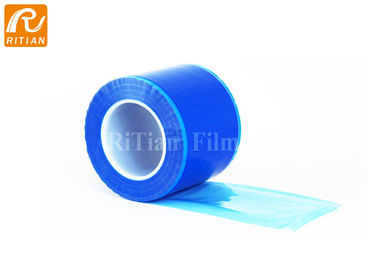 O filme dental da barreira da tatuagem cobre cores azuis com borda pegajosa/não pegajosa