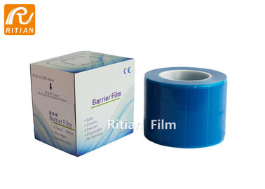 Do filme dental da barreira do PE aprovação azul personalizada descartável de Transaprent RoHs da caixa