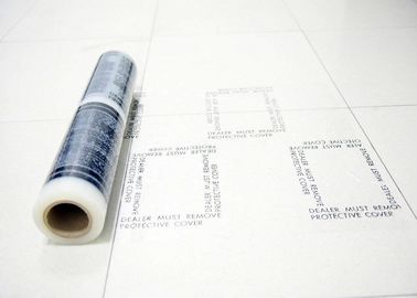 Material feito sob encomenda do PE do filme do protetor do tapete da impressão do logotipo para a proteção de superfície