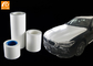 10 Mic White Plastic Protective Overspray que cobre para o filme de máscara transparente da pintura automotivo