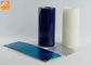 Tamanho personalizado da película protetora do PE da proteção cor azul de superfície com núcleo plástico