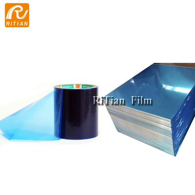 Do filme de aço inoxidável de Protetcive do PE proteção autoadesiva de venda quente da superfície de metal do risco anti que envolve o filme