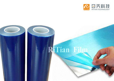 Película protetora azul de aço inoxidável, película protetora adesiva acrílica do polietileno