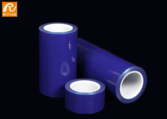 Película protetora azul transparente, espessura da película protetora 50 do PE da folha de metal um