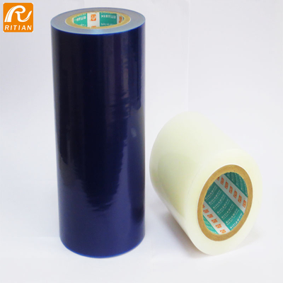 Bom preço. Adesão média da película protetora azul do PE/PVC que envolve a fita para o boi inoxidável de empacotamento do metal on-line