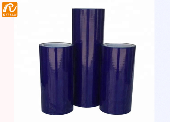 Bom preço. Rolo de filme de superfície azul autoadesivo resistente UV da proteção da película protetora de vidro do LDPE on-line