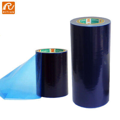 Bom preço. Película protetora PE resistente aos raios UV com polietileno e adesivo acrílico coextrudidos em três camadas para protecção de painéis exteriores on-line