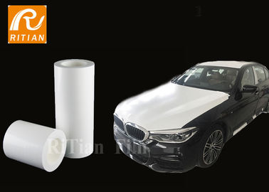Bom preço. Filme protetor automóvel branco Adesivo à base de solvente para pintura de automóveis Protetor durante o transporte on-line