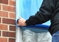 Anti filme da proteção do vidro de janela do risco para Front Door Construction Privacy