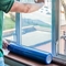 Filme de superfície da proteção de Scrtach do PE transparente claro azul anti para Windows e a parede de cortina de vidro