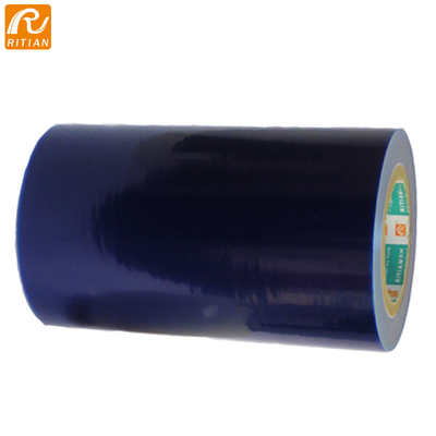 Bom preço. Risco esparadrapo azul da película protetora do PE do preço de fábrica anti que envolve a fita para o metal de embalagem on-line