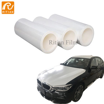 Bom preço. Resistente aos raios UV 70 um Filme protetor automóvel branco brilhante para pintura de automóveis e proteção da superfície do veículo on-line
