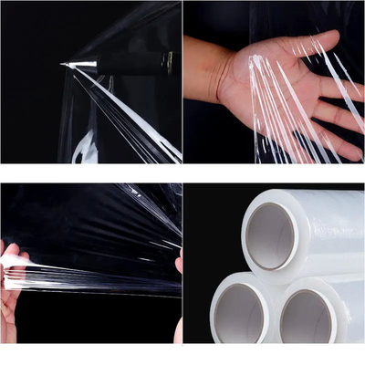 Bom preço. O rolo que envolve o PE transparente de empacotamento de Mic Packing do filme da decoração do filme de estiramento do PE personalizou multi flexível funcional on-line