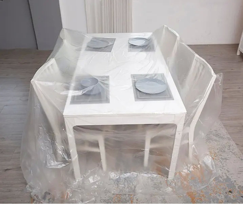 Bom preço. O azul gravou pre o PE plástico da proteção do pulverizador da chuva da fita protetora impresso para o filme de Painting Transparent Masking do pintor on-line