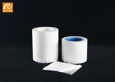 Bom preço. Risco esparadrapo médio branco material do rolo de filme plástico do PE resistente on-line