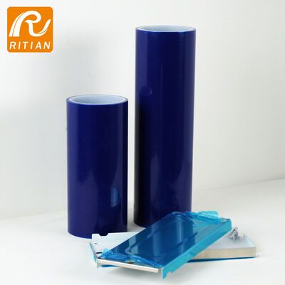 Bom preço. Película protetora PE durável com adesivo à base de borracha para remoção sem resíduos e resistência UV em aplicações industriais on-line