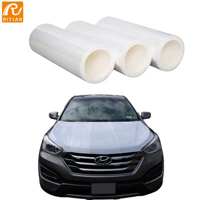 Bom preço. Película protetora PE resistente aos raios UV para tintas automotivas com espessura de 70 microns e eliminação livre de resíduos on-line
