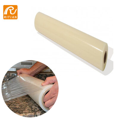 Bom preço. Película protetora PE durável com adesivo à base de borracha e resistência UV de 6 meses para proteção de superfícies sem resíduos on-line