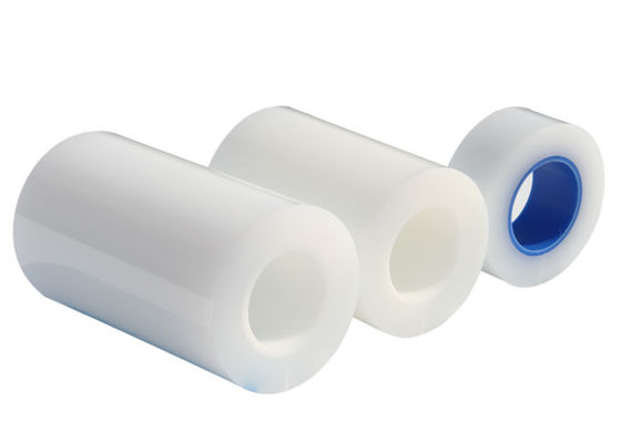 Bom preço. Baixo - película protetora transparente média da aderência 50um-70um para a placa de nome plástica da parte on-line